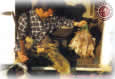 David with quails at bus
